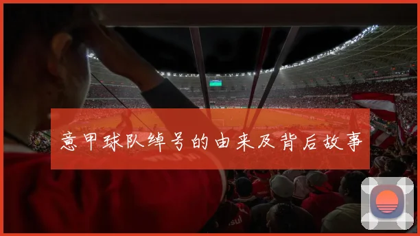 意甲球队绰号的由来及背后故事